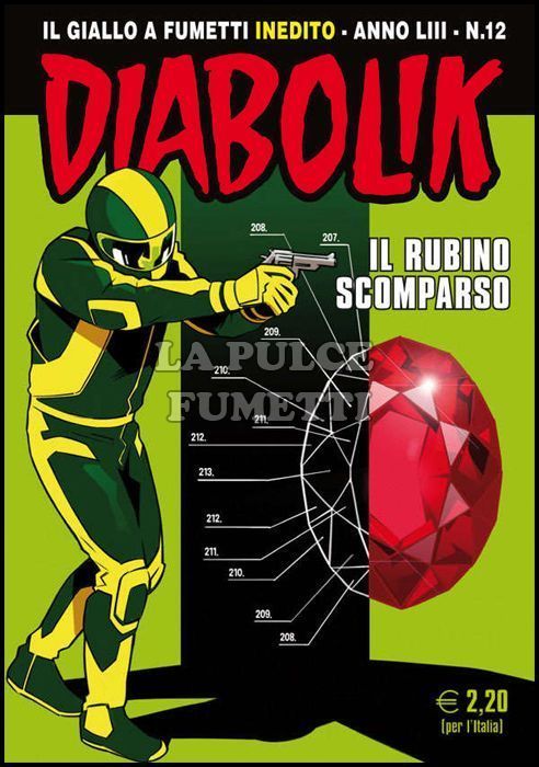 DIABOLIK ORIGINALE ANNO 53  #   12: IL RUBINO SCOMPARSO